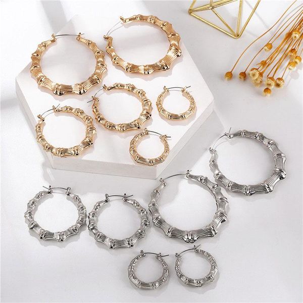 romad bamboo hoop earrings hip hop punk style exaggerated personality earrings for women men with nightclub 2021 new fashion, Golden;silver
romad bamboo hoop earrings hip hop punk style exaggerated personality earrings for women men with nightclub 2021 new fashion, Golden;silver