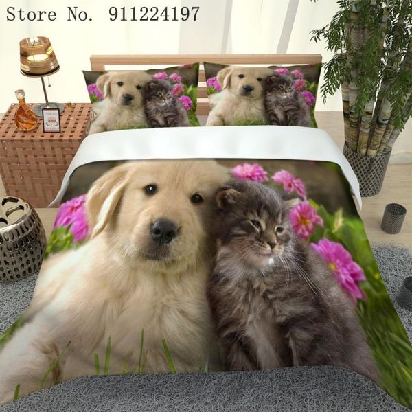 animal series duvet cover set 3d printed dog wolf comforter bedding sets single double king size bed linen home textile
animal series duvet cover set 3d printed dog wolf comforter bedding sets single double king size bed linen home textile