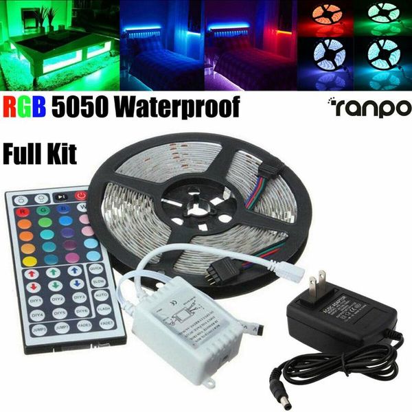 led strip light 5m rgb 300 smd 44 key remote control 12v power full kit us/eu plug screen tv background lighting usb
led strip light 5m rgb 300 smd 44 key remote control 12v power full kit us/eu plug screen tv background lighting usb