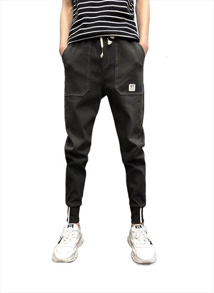 korean slim feet harem women pants casual hip hop jeans high belt summer, Black
korean slim feet harem women pants casual hip hop jeans high belt summer, Black
