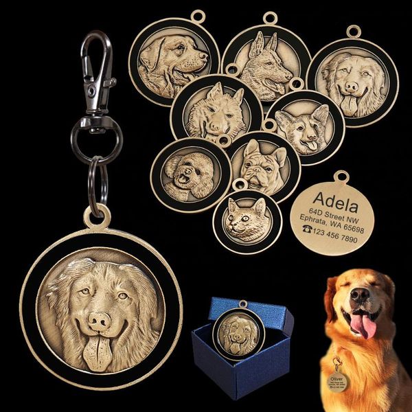 dog tag,id card customized id tag personalized dogs cats tags nameplate anti-lost name plates engraving pet pendant with gift box
dog tag,id card customized id tag personalized dogs cats tags nameplate anti-lost name plates engraving pet pendant with gift box
