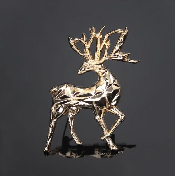 pins, brooches exquisite and cute gold christmas deer animal men's brooch women's clothing versatile accessories, Gray
pins, brooches exquisite and cute gold christmas deer animal men's brooch women's clothing versatile accessories, Gray