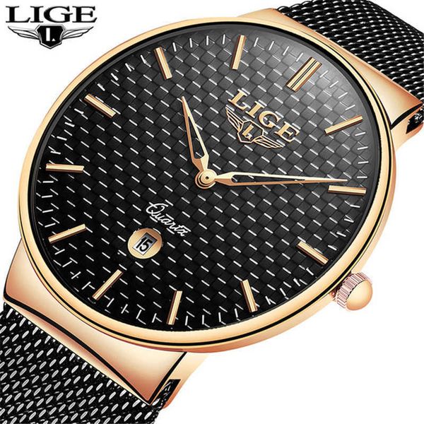 lige fashion men watches brand luxury ultra-thin full steel quartz watch men casual waterproof sport clock relogio masculino 210527, Slivery;brown
lige fashion men watches brand luxury ultra-thin full steel quartz watch men casual waterproof sport clock relogio masculino 210527, Slivery;brown
