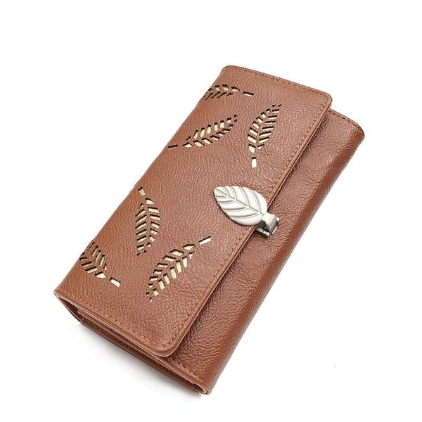 wallets women's wallet 2021 winter european and american-style style long porous leaves card bit more, Red;black
wallets women's wallet 2021 winter european and american-style style long porous leaves card bit more, Red;black