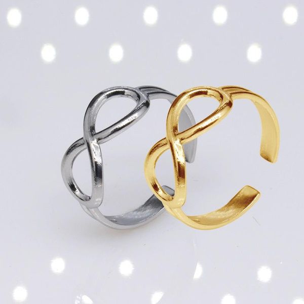 wedding rings korean fashion 8 word hollow titanium steel ring female opening adjustable punk style wholesale, Slivery;golden
wedding rings korean fashion 8 word hollow titanium steel ring female opening adjustable punk style wholesale, Slivery;golden