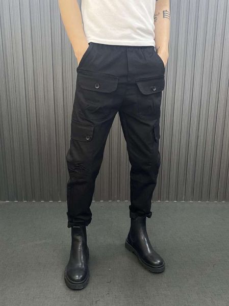 spring casual sportswear men's loose hemmed in black bodyguard pants men's winter fashion brand overalls trend pocket, Blue
spring casual sportswear men's loose hemmed in black bodyguard pants men's winter fashion brand overalls trend pocket, Blue