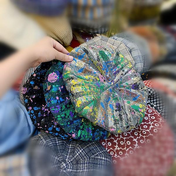 berets 202108-xx autumn tweed sequins graffiti fashion beret hat men women leisure painter, Blue;gray
berets 202108-xx autumn tweed sequins graffiti fashion beret hat men women leisure painter, Blue;gray