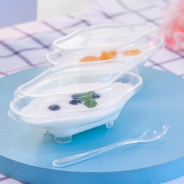 disposable cups & straws 50pcs creative boat shaped transparent dessert 140ml ice cream cake pudding plastic box wedding birthday party cup
disposable cups & straws 50pcs creative boat shaped transparent dessert 140ml ice cream cake pudding plastic box wedding birthday party cup