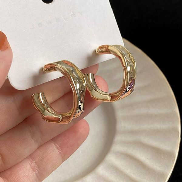 hoop & huggie lifefontier punk c -shaped earrings for women gold color copper alloy korean unusual geometric circle jewelry 2021, Golden;silver
hoop & huggie lifefontier punk c -shaped earrings for women gold color copper alloy korean unusual geometric circle jewelry 2021, Golden;silver