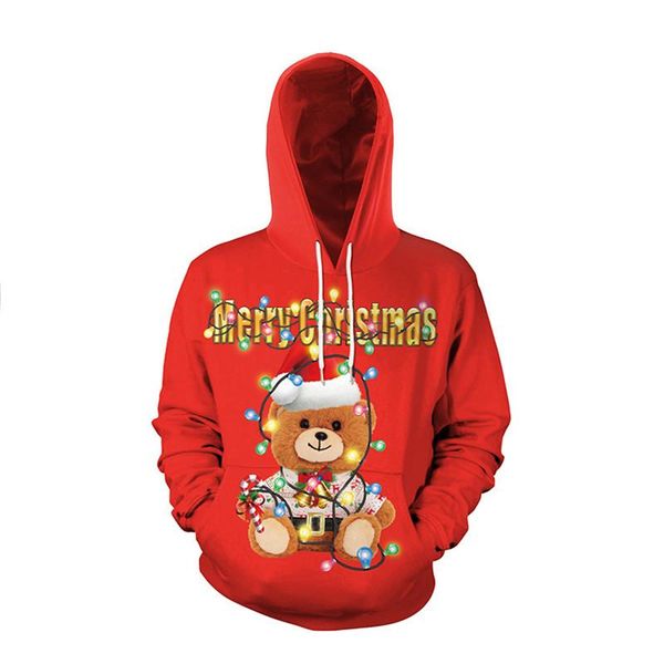 women's sweaters 2021 fashion ugly christmas sweater women santa claus large size novelty snowman 3d hooded sweate, White;black
women's sweaters 2021 fashion ugly christmas sweater women santa claus large size novelty snowman 3d hooded sweate, White;black