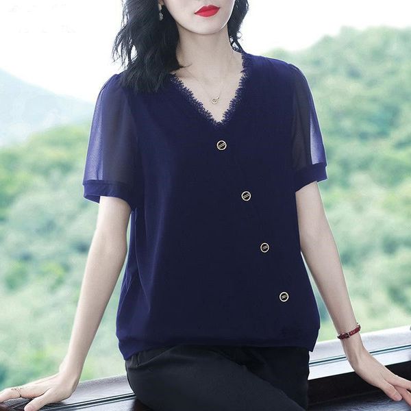 women's blouses & shirts women blouse 2021 chemise femme office lady v-neck casual plus size ladies patchwork, White
women's blouses & shirts women blouse 2021 chemise femme office lady v-neck casual plus size ladies patchwork, White