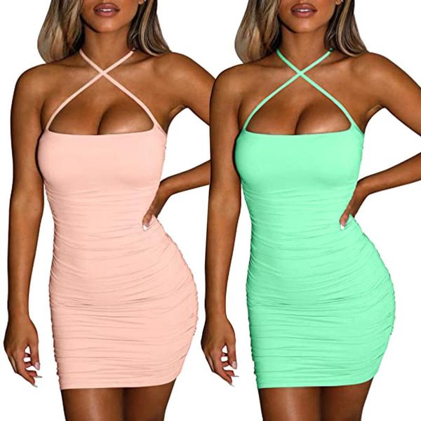 casual dresses women's bodycon dress sleeveless party ruched spaghetti strap mini club vestidos de mujer, Black;gray
casual dresses women's bodycon dress sleeveless party ruched spaghetti strap mini club vestidos de mujer, Black;gray