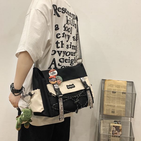 trendy bag female shoulder capacity brand messenger men's light backpack japanese small large casual psmup
trendy bag female shoulder capacity brand messenger men's light backpack japanese small large casual psmup