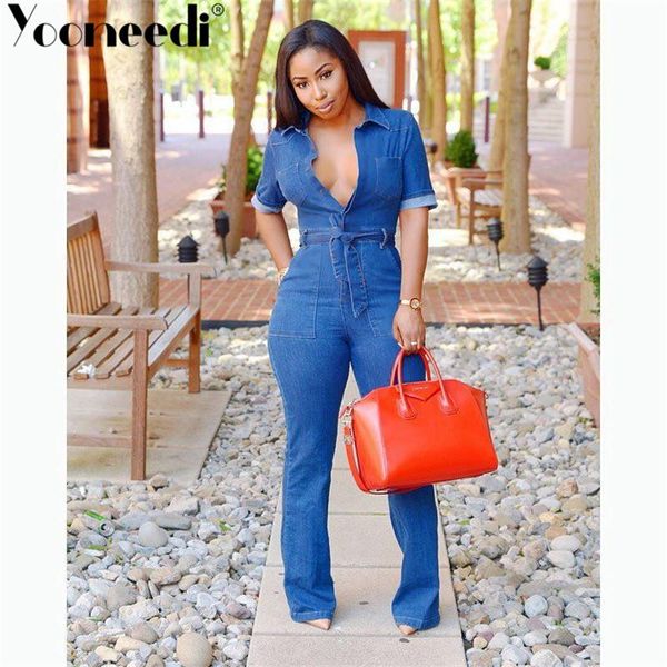 women's jumpsuits & rompers yooneedi 2021 design casual women denim color solid ladies (with belt) sy0806, Black;white
women's jumpsuits & rompers yooneedi 2021 design casual women denim color solid ladies (with belt) sy0806, Black;white