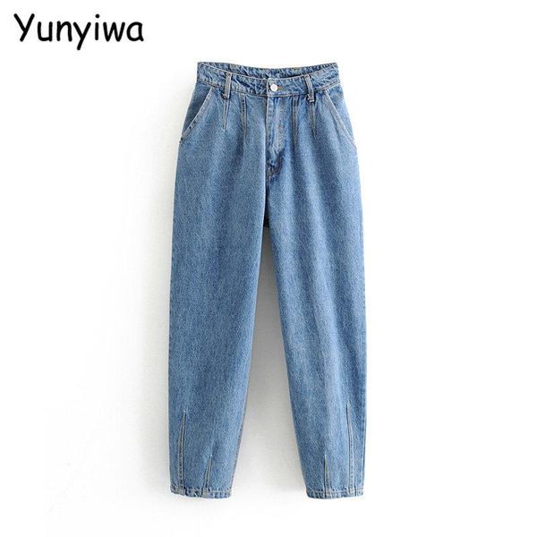 women's jeans 2021 women mom denim pants long trousers buttons zipper female loose sw21, Blue
women's jeans 2021 women mom denim pants long trousers buttons zipper female loose sw21, Blue