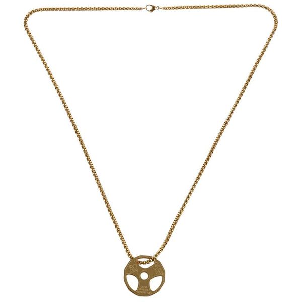 chains stainless steel fitness necklace cool weight plate pendant barbell dumbbell weightlifting bodybuilding sports jewelry, Silver
chains stainless steel fitness necklace cool weight plate pendant barbell dumbbell weightlifting bodybuilding sports jewelry, Silver
