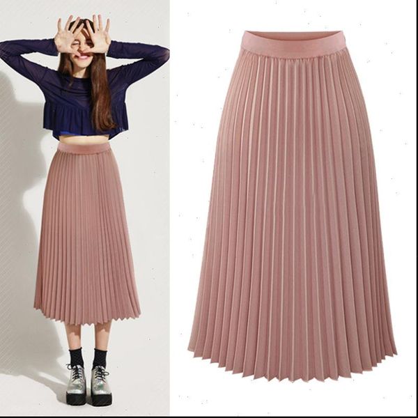high waist pleated skirts womens 2021 plus size spring atumn chiffon skirt femme black white ladies midi skirt saia
high waist pleated skirts womens 2021 plus size spring atumn chiffon skirt femme black white ladies midi skirt saia