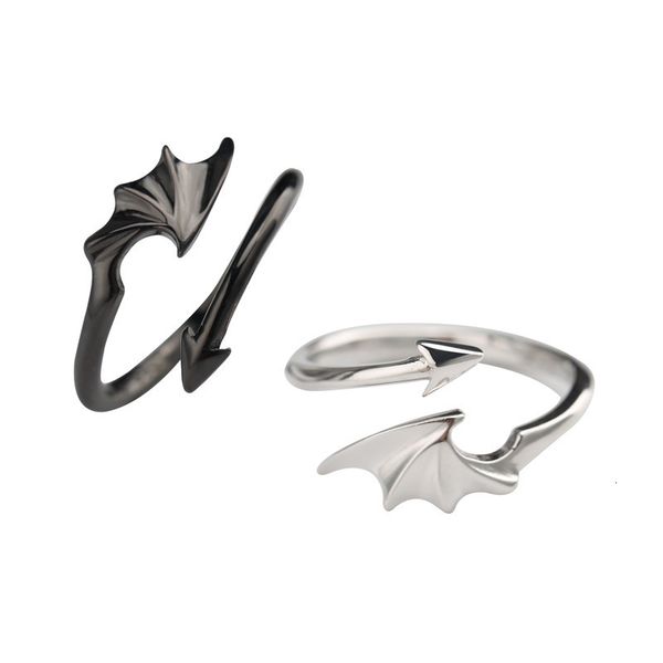designer rings punk titanium angel's wings opening ring little devil dragon fashion gothic evil vampire halloween party jewelry gift, Golden;silver
designer rings punk titanium angel's wings opening ring little devil dragon fashion gothic evil vampire halloween party jewelry gift, Golden;silver
