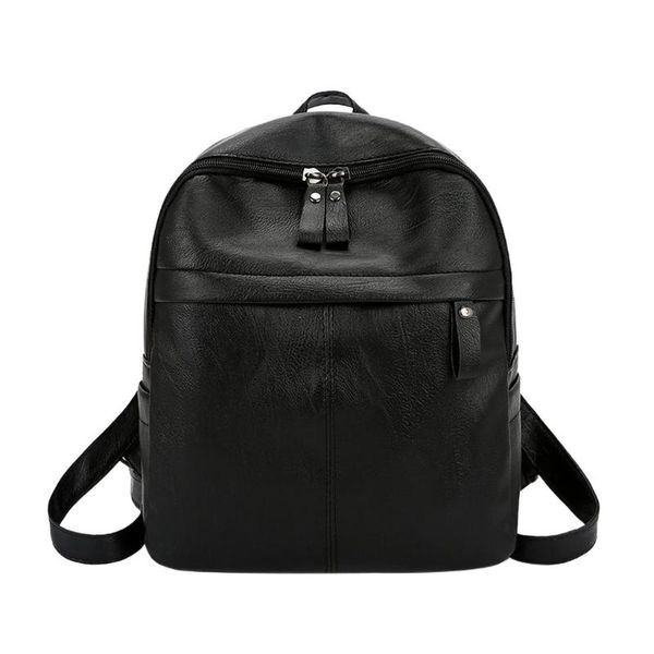 backpack women's travel shoulder bagpack fashion solid color versatile leather large capacity bag rucksack
backpack women's travel shoulder bagpack fashion solid color versatile leather large capacity bag rucksack