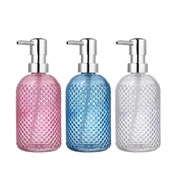 3pcs 400ml empty soap dispenser bottle glass press type lotion bottle (raindrop)
3pcs 400ml empty soap dispenser bottle glass press type lotion bottle (raindrop)