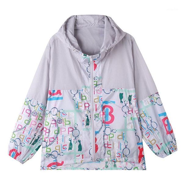 women's jackets women hooded 2021 summer thin causal print windbreaker basic jacket coat zipper lightweight famale oversize, Black;brown
women's jackets women hooded 2021 summer thin causal print windbreaker basic jacket coat zipper lightweight famale oversize, Black;brown
