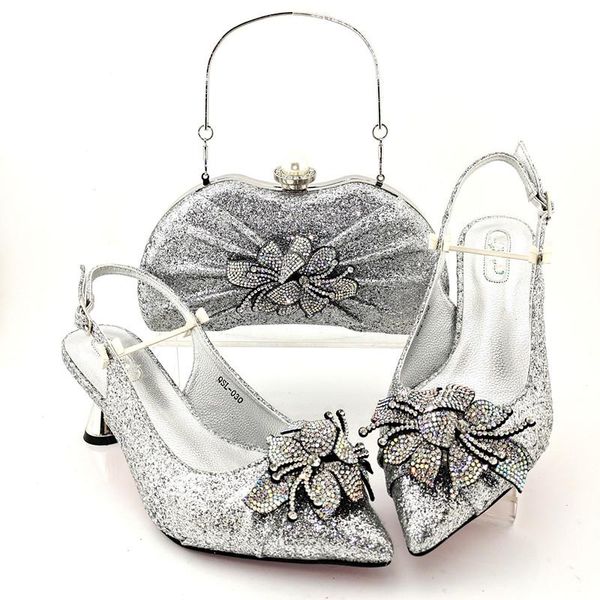 dress shoes fashion silver heel 7cm women pumps match bag with rhinestone flower decoration african and handbag set qsl030, Black
dress shoes fashion silver heel 7cm women pumps match bag with rhinestone flower decoration african and handbag set qsl030, Black