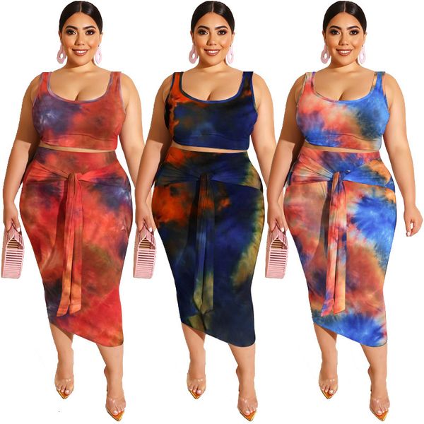 2021 wholesale dropshpping large size new design women's tie-dye printing tight fashion casual long skirt two-piece suit z515, Black
2021 wholesale dropshpping large size new design women's tie-dye printing tight fashion casual long skirt two-piece suit z515, Black