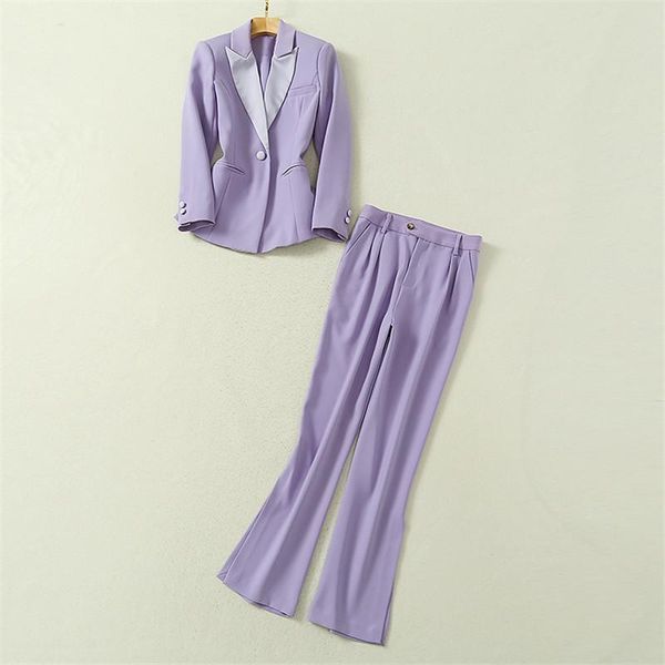 women's two piece pants autumn fashion runway suit women 2021 elegant lady office blazer and 2 matching sets work outfits, White
women's two piece pants autumn fashion runway suit women 2021 elegant lady office blazer and 2 matching sets work outfits, White