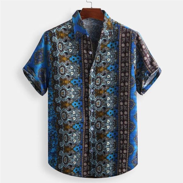 men's casual shirts vintage blouse hawaiian turn down collar short sleeve mens plus size summer men clothing camisas de hombre, White;black
men's casual shirts vintage blouse hawaiian turn down collar short sleeve mens plus size summer men clothing camisas de hombre, White;black