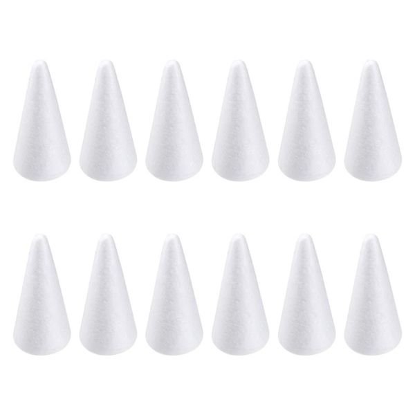 party decoration 12pcs 15cm white diy cone children craft accessories for home christmas(white)
party decoration 12pcs 15cm white diy cone children craft accessories for home christmas(white)