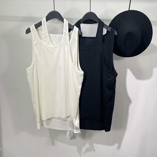 men' tank sleeveless vest summer solid color round collar large size tide personality fake two irregular slim waistcoat, White;black
men' tank sleeveless vest summer solid color round collar large size tide personality fake two irregular slim waistcoat, White;black