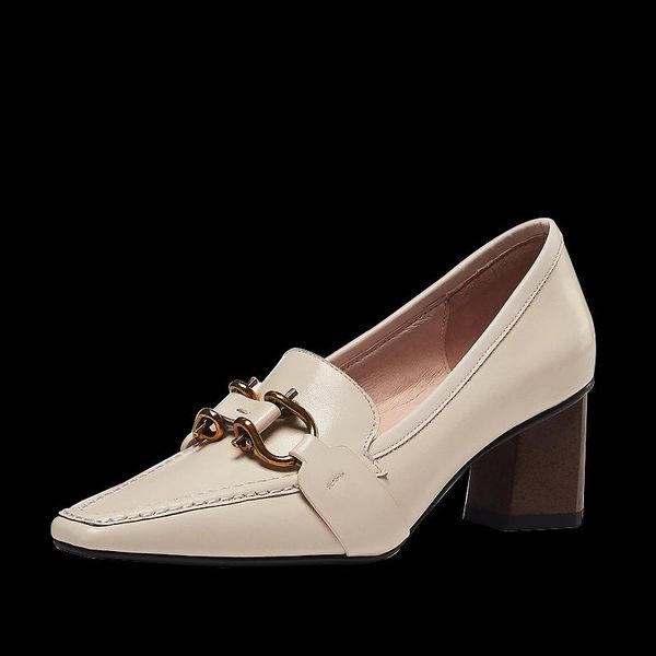 dress shoes retro genuine leather women pumps high heeled office woman spring summer party ladies, Black 
dress shoes retro genuine leather women pumps high heeled office woman spring summer party ladies, Black