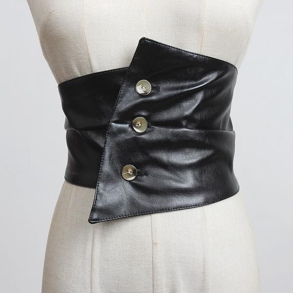belts pu leather black irregular pleated women's belt wide personality fashion tide all-match spring autumn 2021 apparel, Black;brown
belts pu leather black irregular pleated women's belt wide personality fashion tide all-match spring autumn 2021 apparel, Black;brown