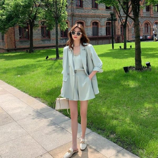 women's suits & blazers small subnet red temperament suit three piece set summer 2021 suspender shorts foreign style street burst, White;black
women's suits & blazers small subnet red temperament suit three piece set summer 2021 suspender shorts foreign style street burst, White;black