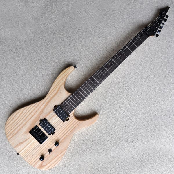 6 strings electric guitar with black hardware,ash body,rosewood fingerboard