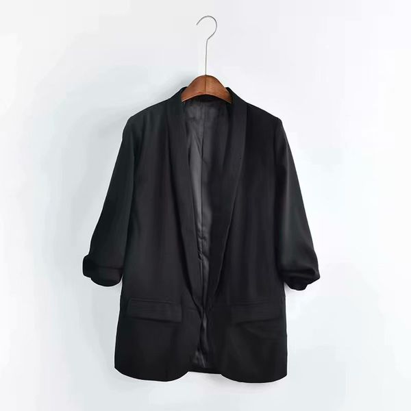 new ies 2021 women's sport loose suit solid jacket plus size blazer ladies plied sleeve uu6g, White;black
new ies 2021 women's sport loose suit solid jacket plus size blazer ladies plied sleeve uu6g, White;black