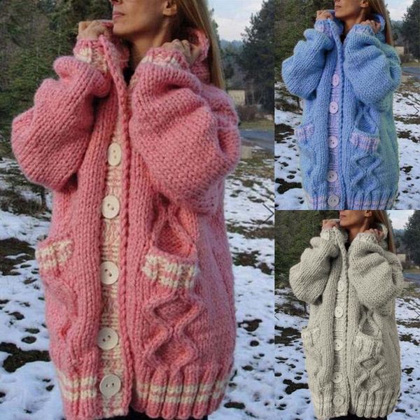 women's knits & tees cardigan sweater women twist single breasted fall winter fashion plus size loose solid colro pockets sweaters luge, White
women's knits & tees cardigan sweater women twist single breasted fall winter fashion plus size loose solid colro pockets sweaters luge, White