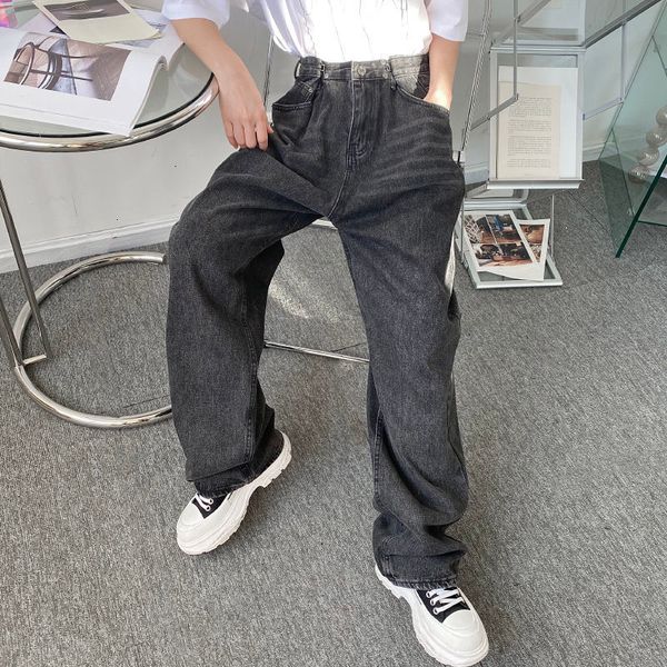2021 new korean wide-leg men's fashion retro casual black jeans men streetwear loose hip-hop straight denim pants mens trousers ykh6, Blue
2021 new korean wide-leg men's fashion retro casual black jeans men streetwear loose hip-hop straight denim pants mens trousers ykh6, Blue