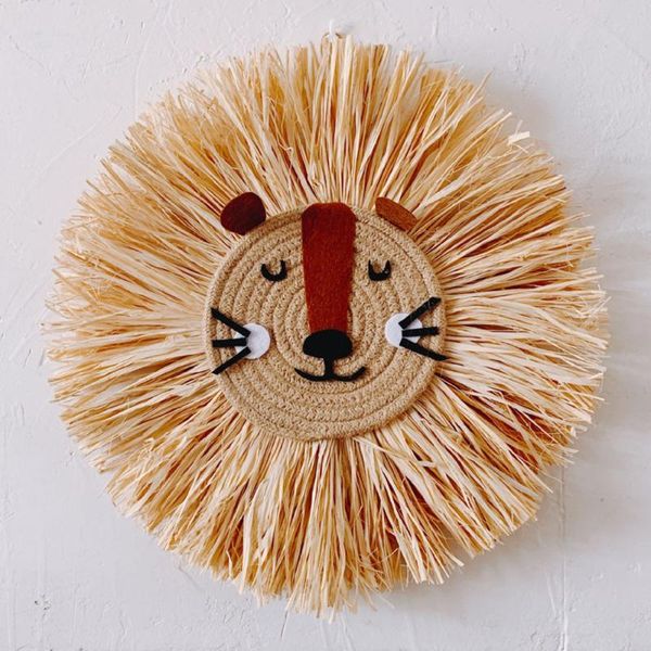 decorative objects & figurines ins nordic hand woven cartoon lion hanging decorations cotton thread weaving animal head ornament children ro
decorative objects & figurines ins nordic hand woven cartoon lion hanging decorations cotton thread weaving animal head ornament children ro