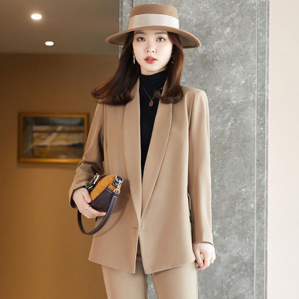 women's suits & blazers office ladies notched collar elegant khaki women blazer autumn jacket 2021 casual pockets simple loose female c, White;black
women's suits & blazers office ladies notched collar elegant khaki women blazer autumn jacket 2021 casual pockets simple loose female c, White;black