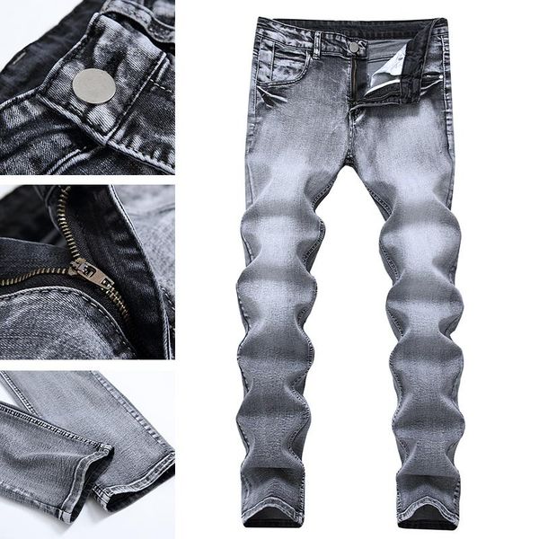 men's jeans men slim trousers, casual stretch pants, small feet, straight loose spring jeans, men, korean fashion, Blue
men's jeans men slim trousers, casual stretch pants, small feet, straight loose spring jeans, men, korean fashion, Blue