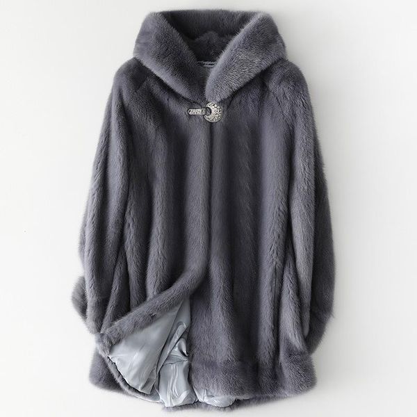 women's fur & faux fashion whole gray female jackets winter hooded thick warm women outwear elegant windproof cold loose oversize coat, Black
women's fur & faux fashion whole gray female jackets winter hooded thick warm women outwear elegant windproof cold loose oversize coat, Black