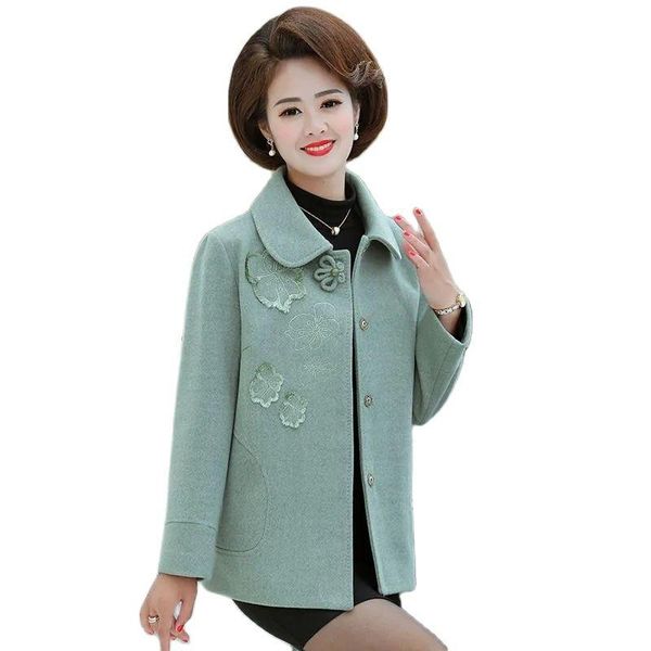 women's wool & blends 2021add cotton thicken ms coat winter sweater ladies jacket middle-aged elderly mothers autumn clothes woolen top, Black
women's wool & blends 2021add cotton thicken ms coat winter sweater ladies jacket middle-aged elderly mothers autumn clothes woolen top, Black