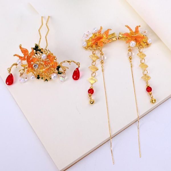 hair accessories hanfu hairpin set chinese vintage tassel handmade sticks clip crown headwear for cosplay 
hair accessories hanfu hairpin set chinese vintage tassel handmade sticks clip crown headwear for cosplay