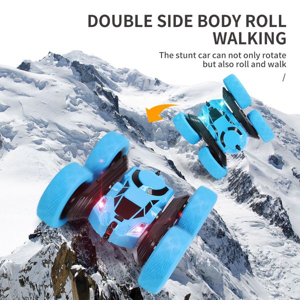 RC Car big Stunt Two-Side Drift Buggy 2.4G Crawler Roll Radio Remote Control 360 Rotation Tumbling Vehicle Boy Toy Gift
RC Car big Stunt Two-Side Drift Buggy 2.4G Crawler Roll Radio Remote Control 360 Rotation Tumbling Vehicle Boy Toy Gift