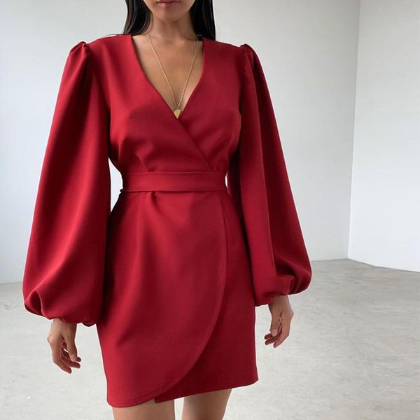 casual dresses for women 2021 elegant fashion lantern long sleeve dress party autumn v neck simple split solid, Black;gray
casual dresses for women 2021 elegant fashion lantern long sleeve dress party autumn v neck simple split solid, Black;gray