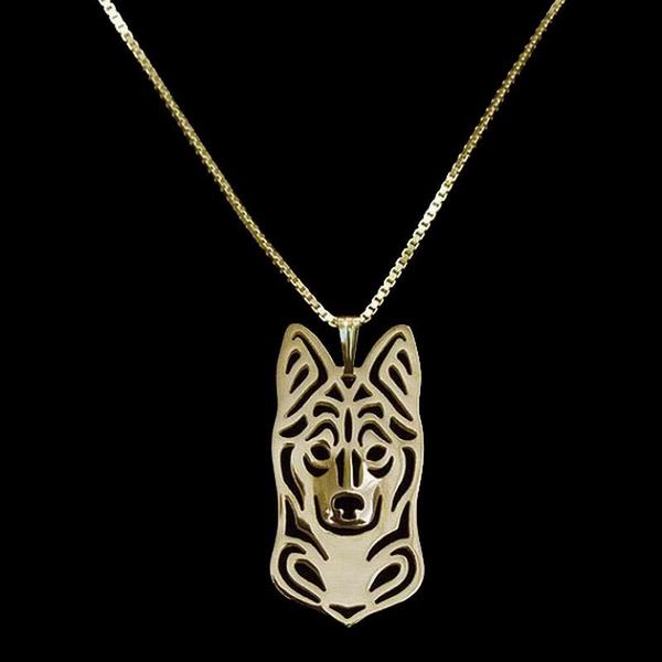 pendant necklaces women's alaskan klee kai lovers jewelry alloy dog shaped drop, Silver
pendant necklaces women's alaskan klee kai lovers jewelry alloy dog shaped drop, Silver