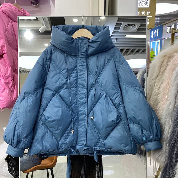 2021 new korean hooded down jacket womens short loose bread clothing winter plus thick white duck down warm jacket, Black;brown
2021 new korean hooded down jacket womens short loose bread clothing winter plus thick white duck down warm jacket, Black;brown