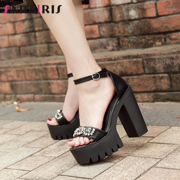 sandals sarairis brand female concise fashion 2021 summer women platform thick high heels crystal shoes woman1, Black
sandals sarairis brand female concise fashion 2021 summer women platform thick high heels crystal shoes woman1, Black