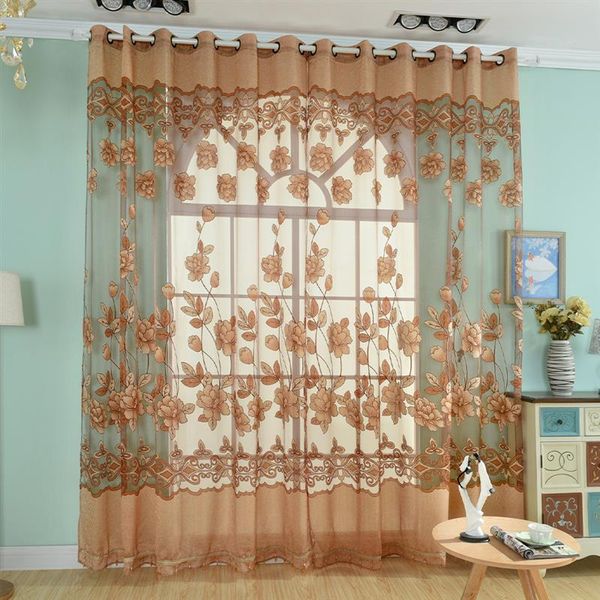 curtain & drapes 1pcs floral semi-blackout curtains kitchen window panel jacquard fabrics door for home bedroom living room decoration 100x2
curtain & drapes 1pcs floral semi-blackout curtains kitchen window panel jacquard fabrics door for home bedroom living room decoration 100x2